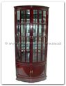 Chinese Furniture - ff7315b -  Corner cabinet french design with spot light and mirror back - 24" x 24" x 78"