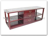 Chinese Furniture - ff7322p -  T.v. and hi-fi cabinet plain design - 66" x 20" x 24"