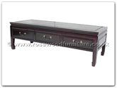 Chinese Furniture - ff7326p -  Coffee table with 3 drawers plain design - 50" x 20" x 16"