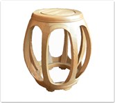 Chinese Furniture - ff7363a -  Ashwood stool - 13" x 13" x 18"