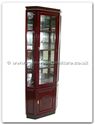 Chinese Furniture - ff7416l -  Corner cabinet longlife design with spot light and mirror back - 20" x 20" x 78"