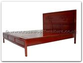 Chinese Furniture - ffbkpbbed -  King Size Platform Bed F and B Design - 72" x 78" x 0"