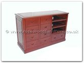 Chinese Furniture - ffcdcab -  Cabinet With 9 C.D. Drawers and 3 Sliding Shelves - 51" x 20" x 23"