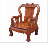 Chinese Furniture - ffcurissf -  Curved legs single seater sofa ru-yi design - 28" x 24" x 45"