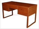 Chinese Furniture - ffff8007a -  Ashwood desk - 5 drawers - 57" x 25.5" x 31"