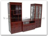 Chinese Furniture - ffl100unit -  Entertainment unit set of 3 - 100" x 25" x 73"