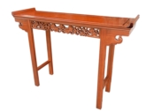 Chinese Furniture - fflo48hall -  hall table lotus design - 48" x 14" x 34"