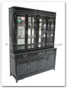 Chinese Furniture - ffm60hutch -  Ming Style Buffet With Top With Spot Light and Mirror Back - 60" x 19" x 80"