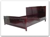 Chinese Furniture - ffqcbed -  Queen Size Bed With Carved On Corner - 60" x 78" x 0"