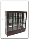 Chinese Furniture - ffrbglass -  Glass cabinet f and b design with mirror back - 60" x 14" x 60"