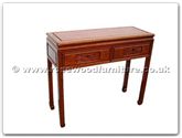 Chinese Furniture - ffrd38ser -  Serving table with 2 drawers dragon design - 38" x 14" x 32"